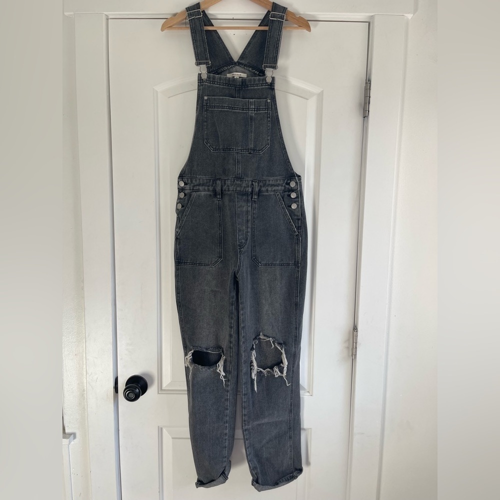 Pacsun Denim Overall Washed Black - S